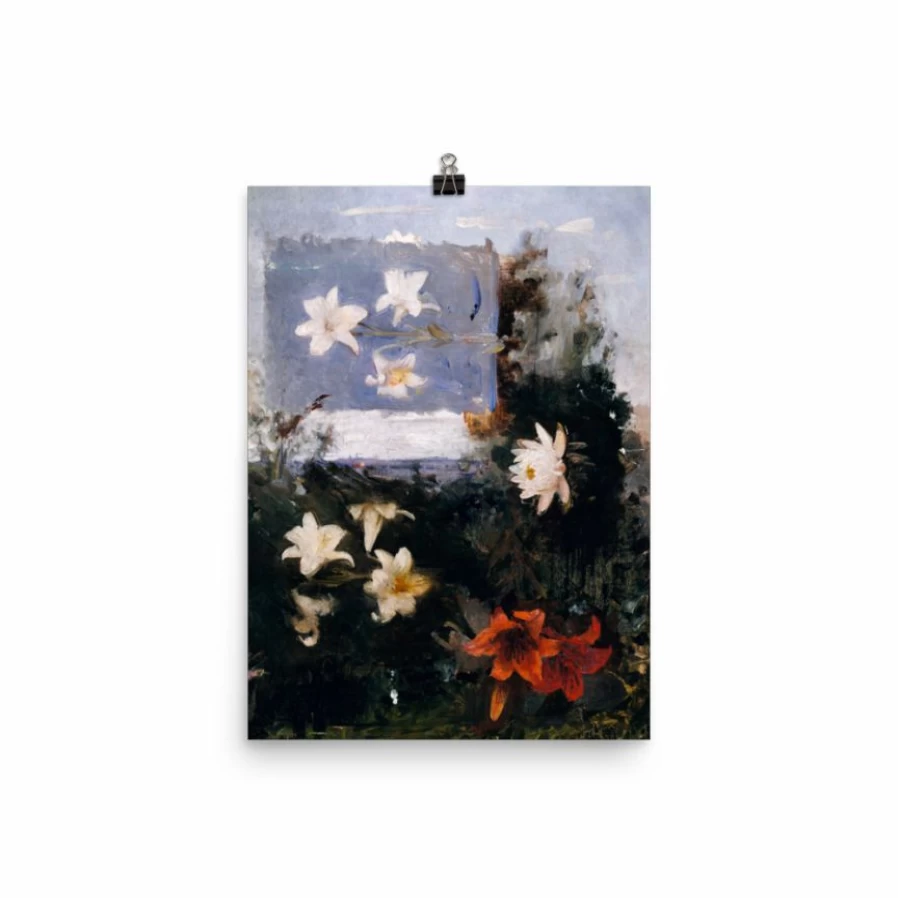 "Lone Fox 'Flower Studies' Art Print – Premium Wall Art Decor Best Seller"