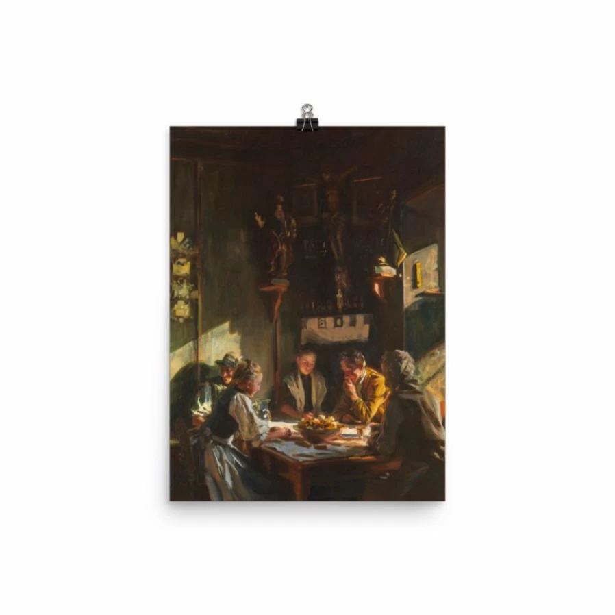 "Lone Fox 'Tyrolese Interior' Art Print – Premium Wall Decor Best Seller"
