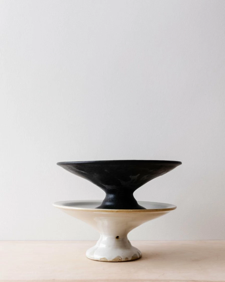 Galilee Pedestal Serving Tray with Creative Design for Home Decor